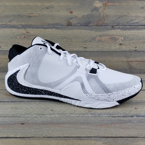 Nike Zoom Freak Basketball Shoes White/Black NEW